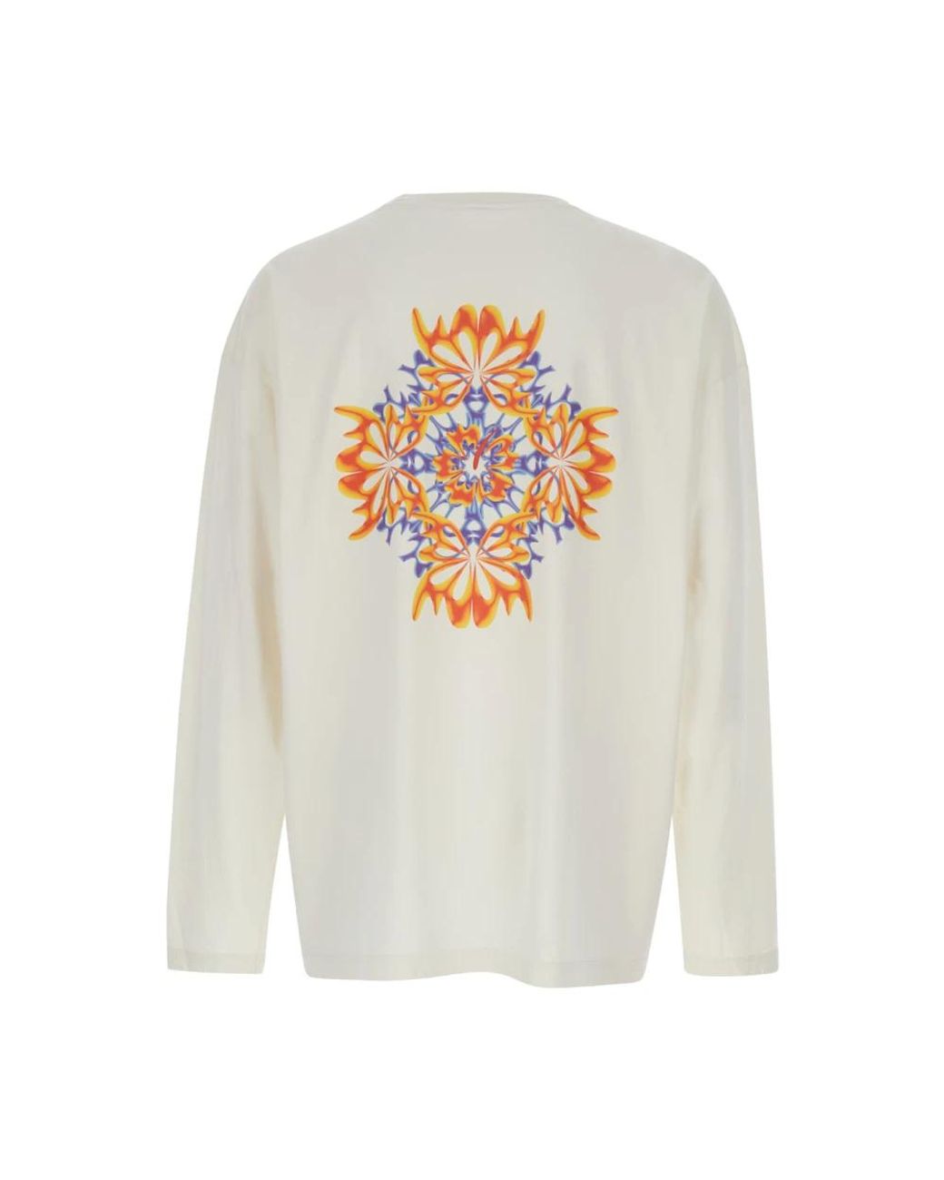 Bluemarble White Long Sleeve T-Shirts for men