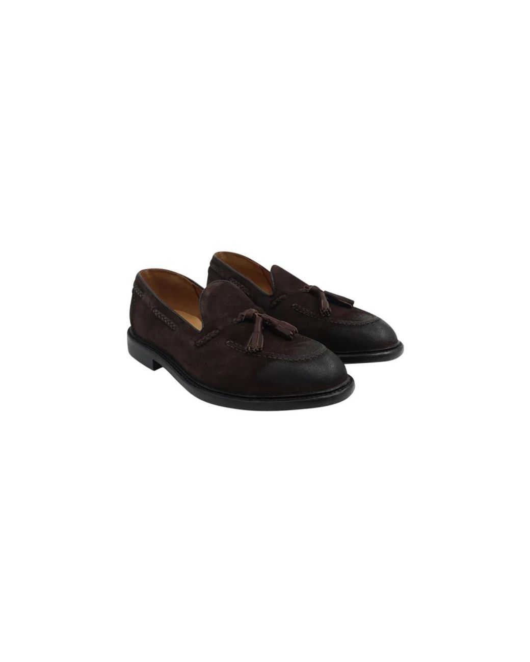 Green George Black Boat Shoes for men