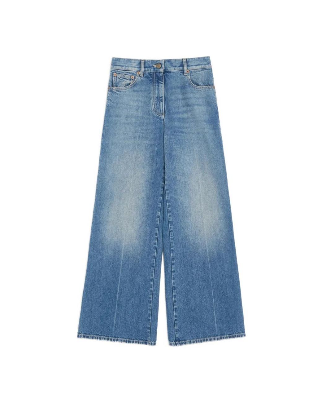 Valentino Blue Wide Jeans