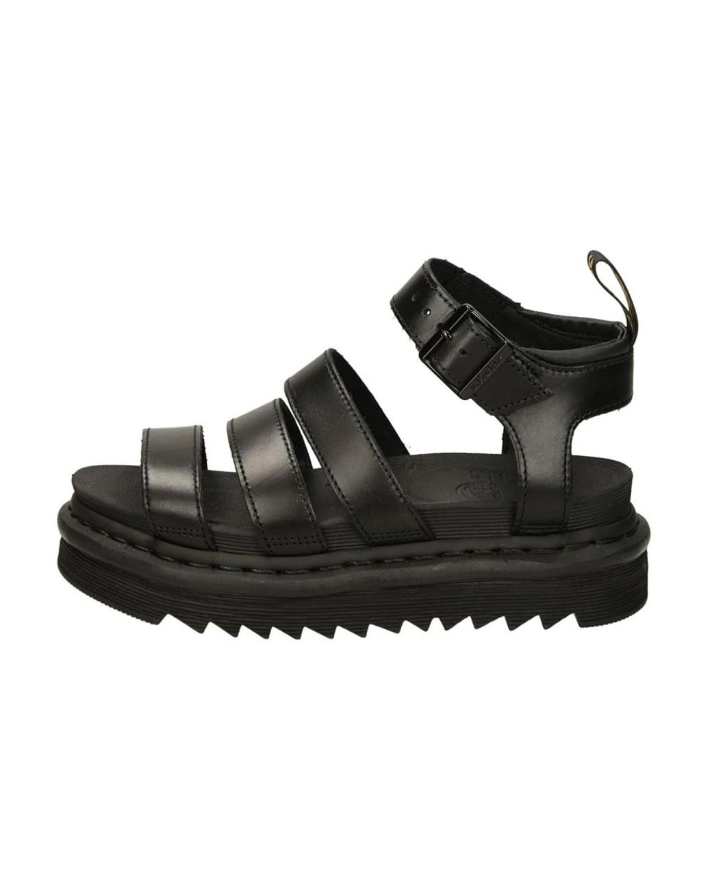 Dr. Martens Black Flat Sandals