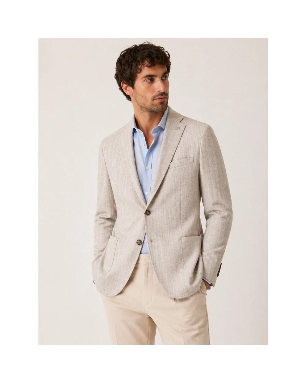 Manuel Ritz Gray Blazers for men