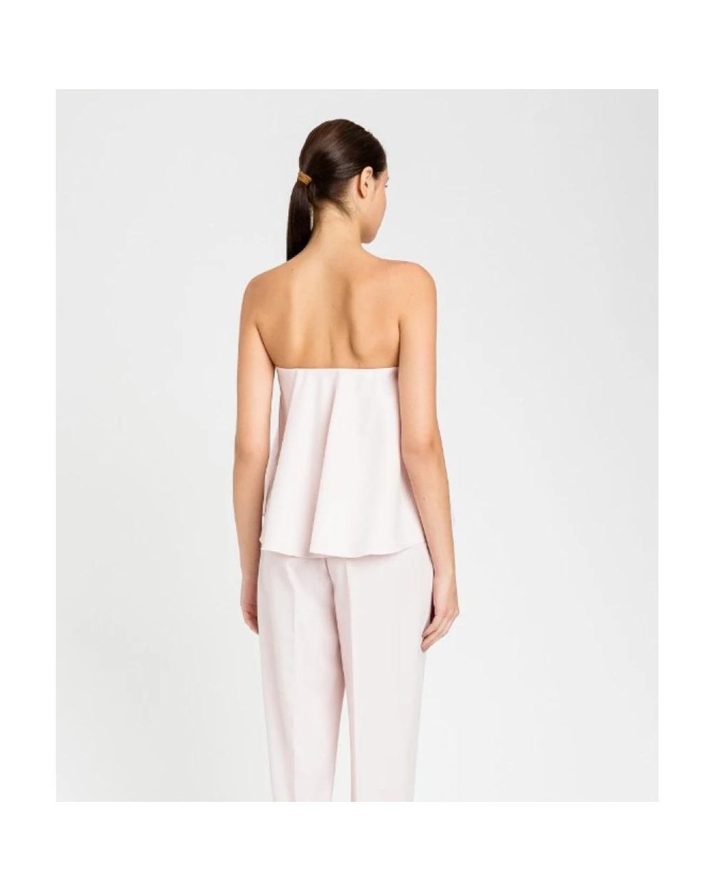 Twinset White Sleeveless Tops