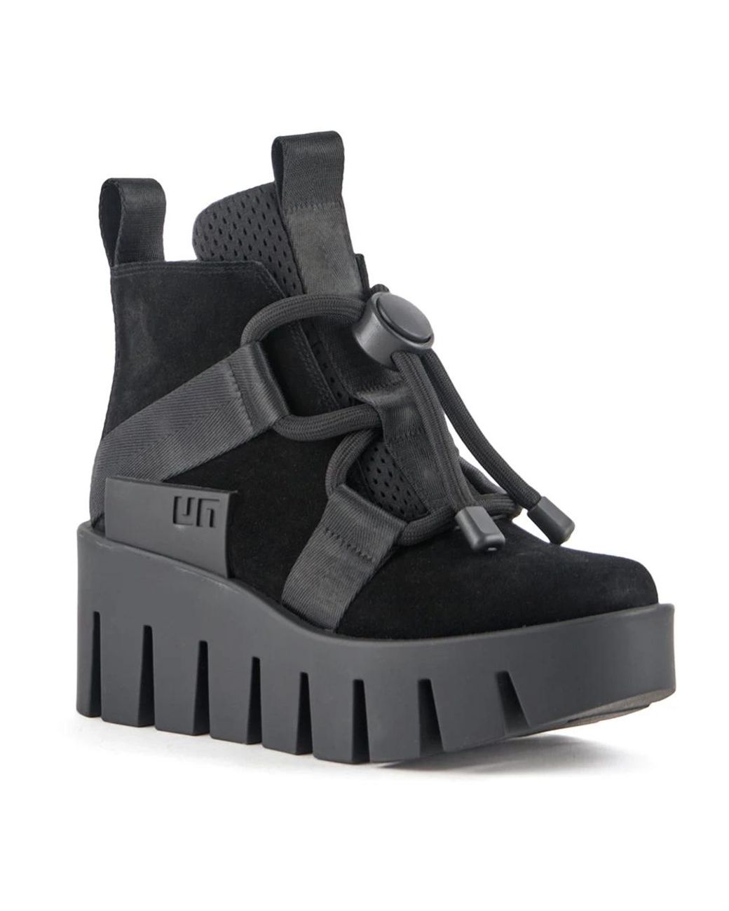 United Nude Black Wedges