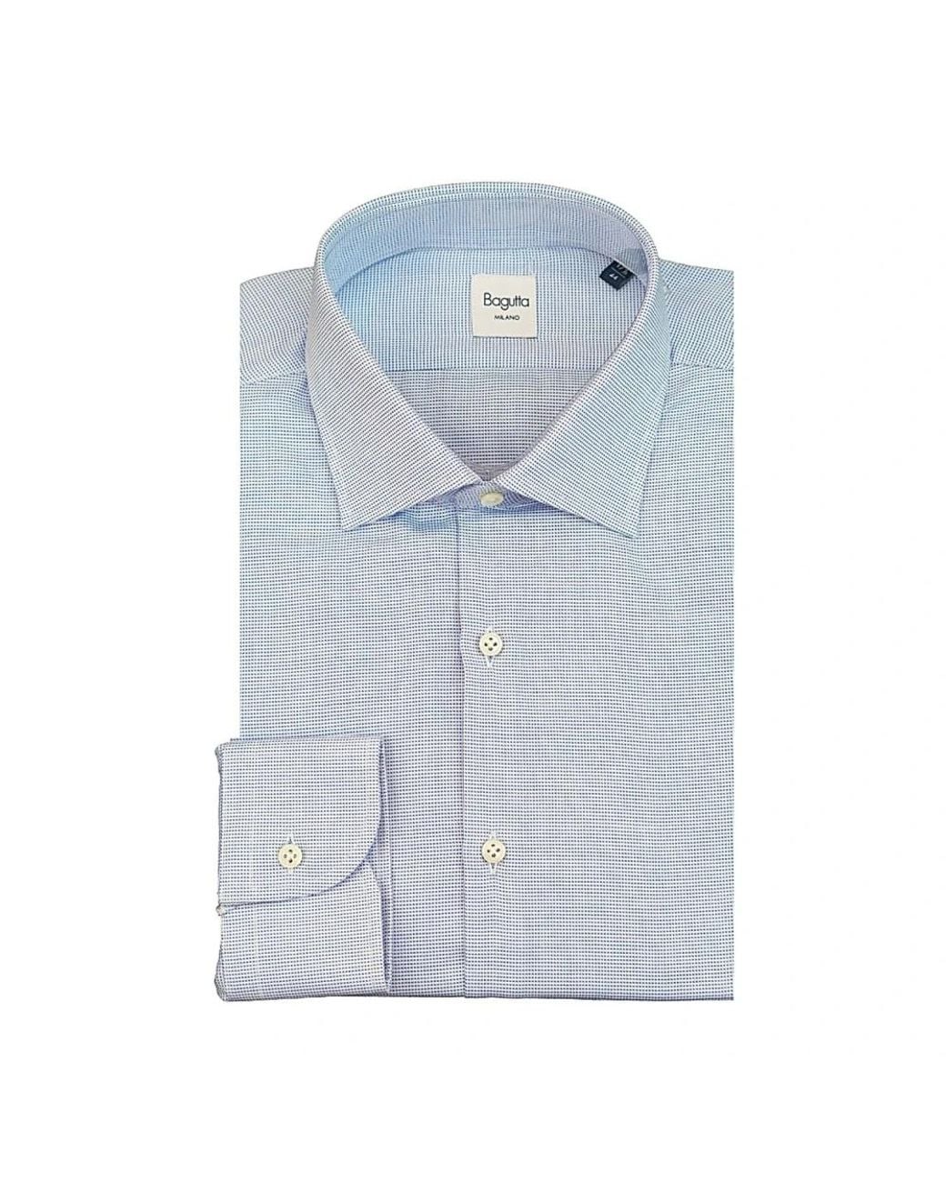 Bagutta Blue Formal Shirts for men