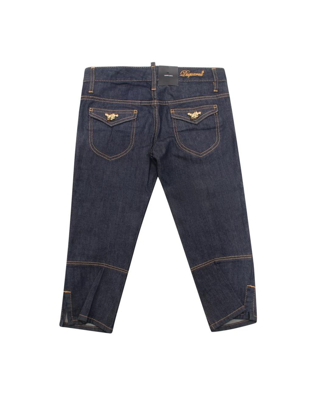 DSquared² Blue Straight Fit Jeans