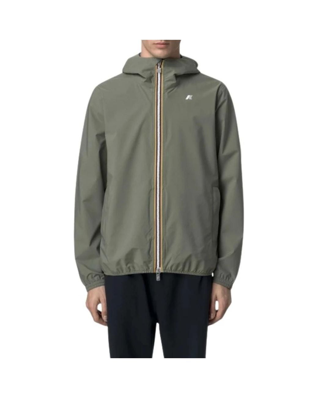 K-Way Gray Light Jackets for men