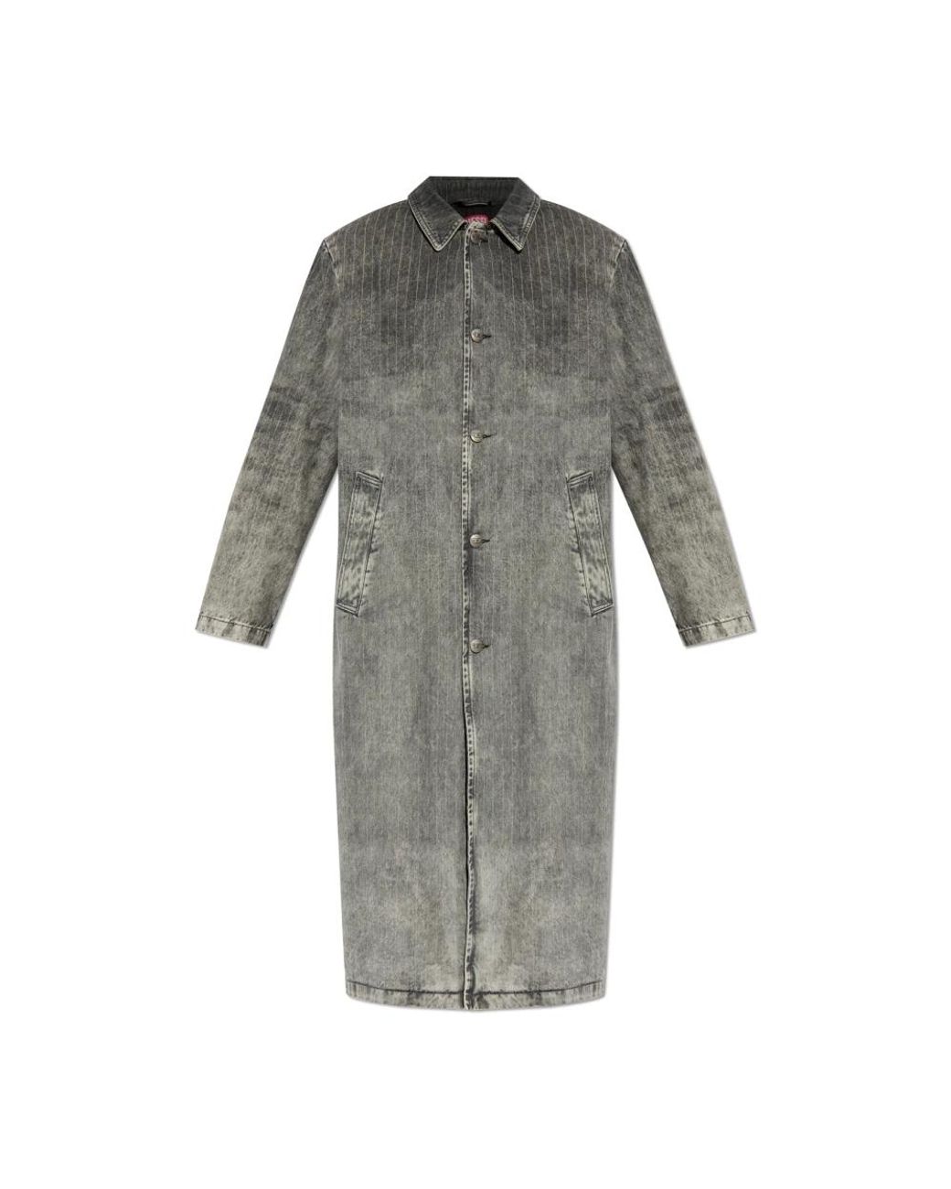 DIESEL Jassen ,Grijs ,Katoen Padded Coat D-Jack-S1 in het Gray voor heren