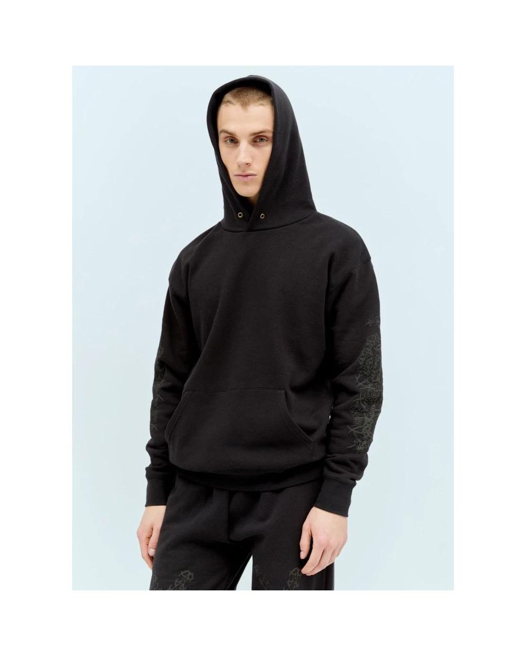 Nancy Black Hoodies for men