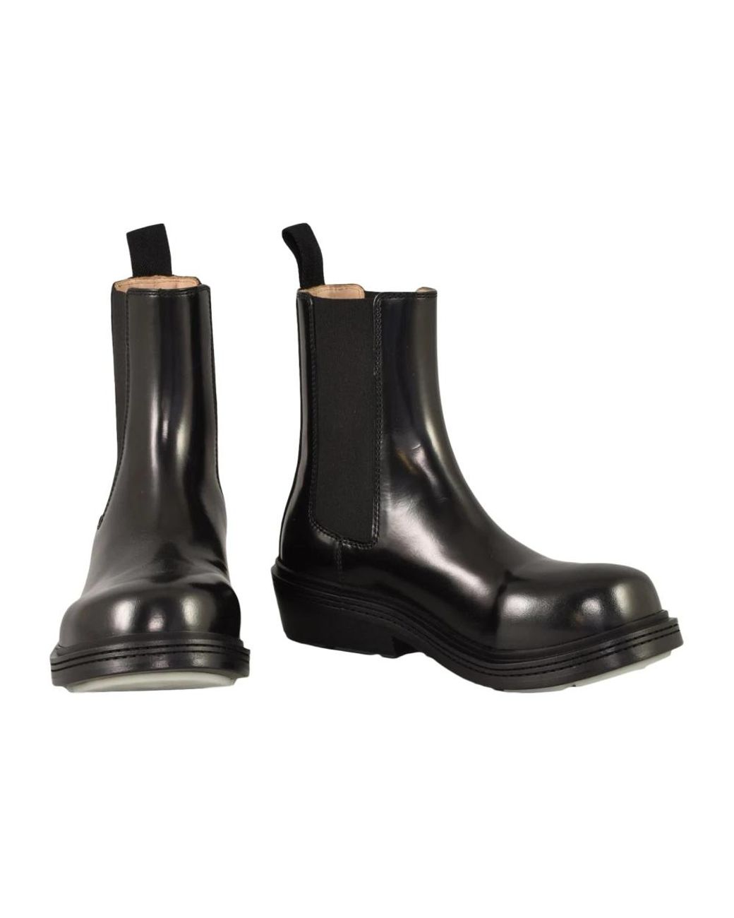 Bottega Veneta Black Chelsea Boots