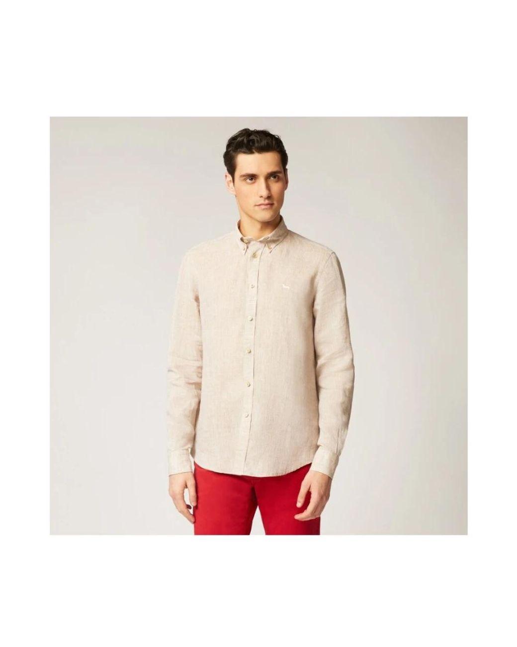 Harmont & Blaine Gray Casual Shirts for men