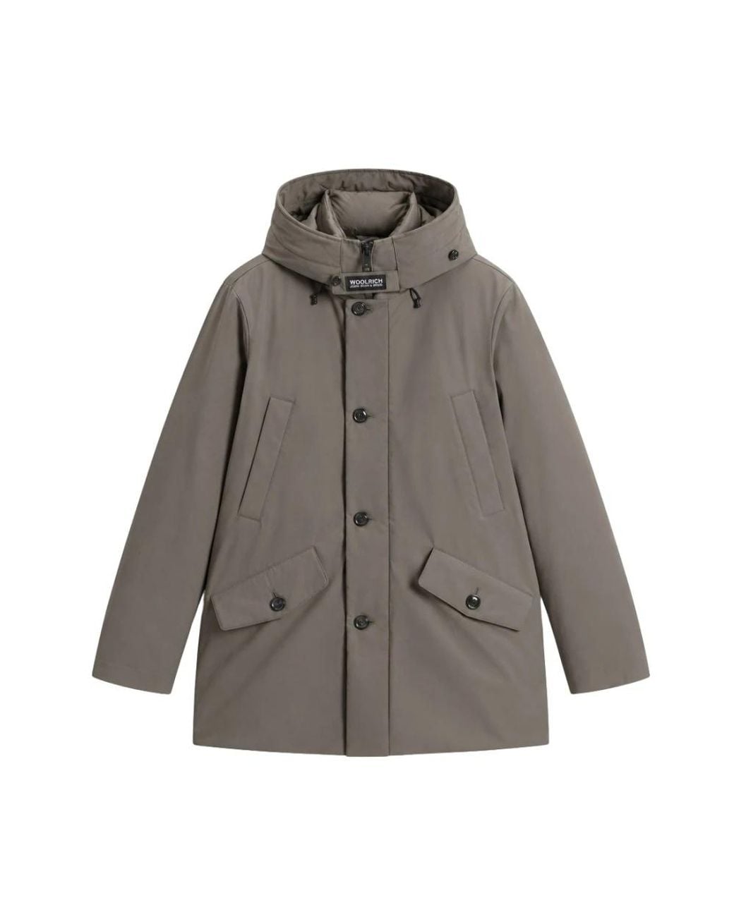 Woolrich Jassen ,Grijs ,Stretch Parka in het Gray voor heren