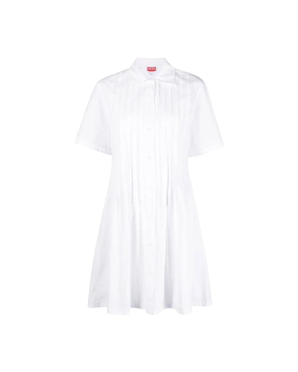 KENZO White Short Dresses