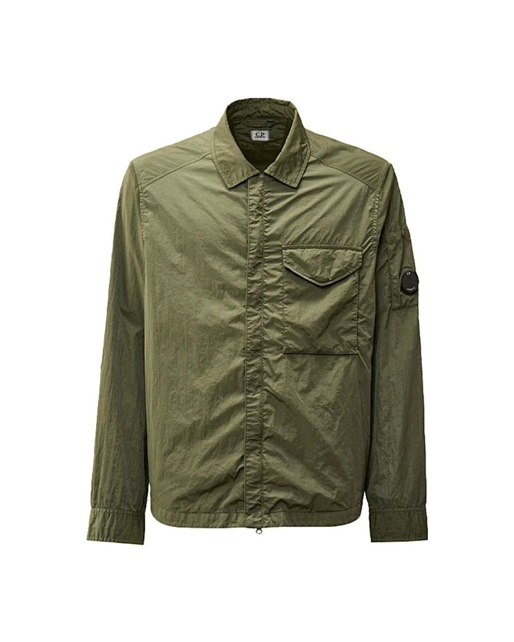 C P Company Green Light Jackets for men