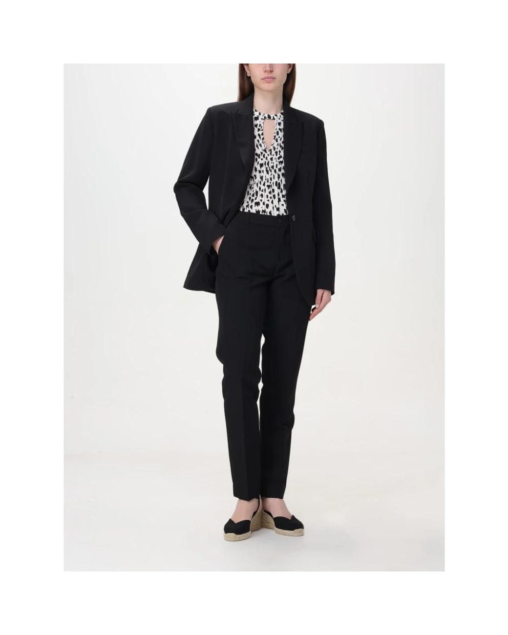 Liu Jo Black Slim-Fit Trousers