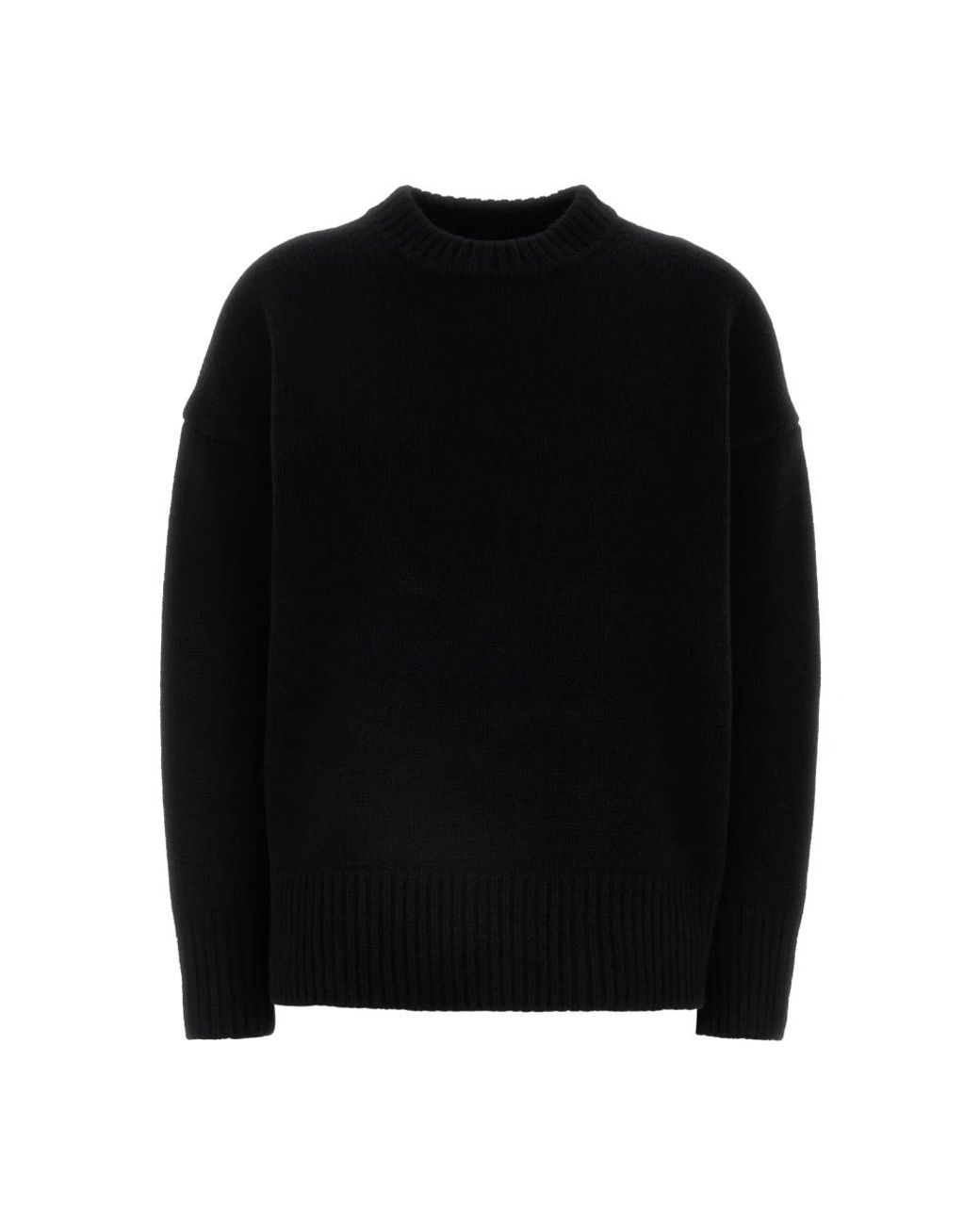 Co. Oversized Crew Neck Sweater in het Black