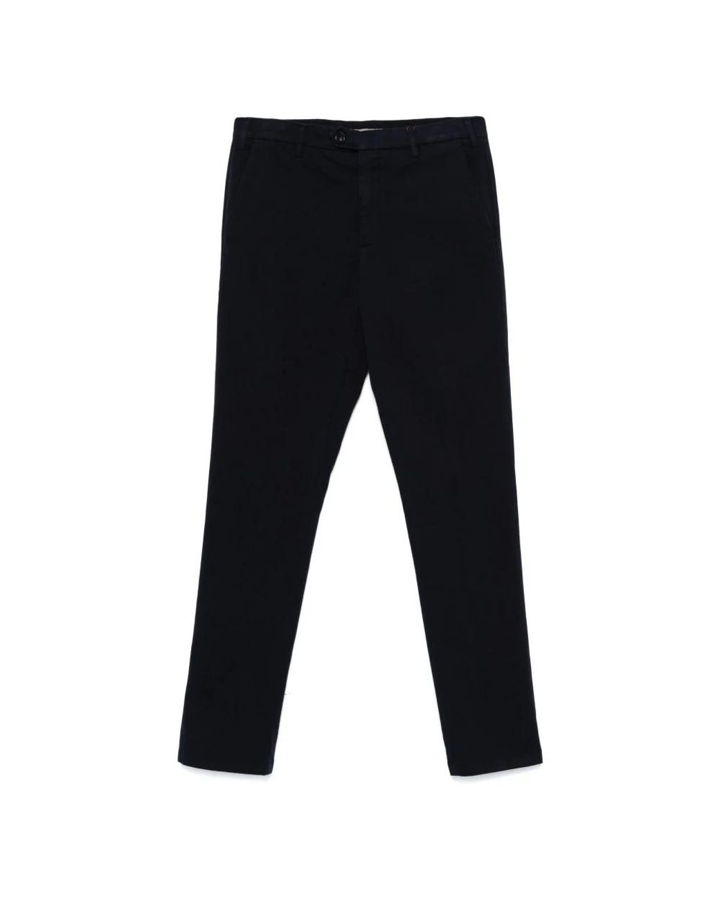 Canali Black Slim-Fit Trousers for men