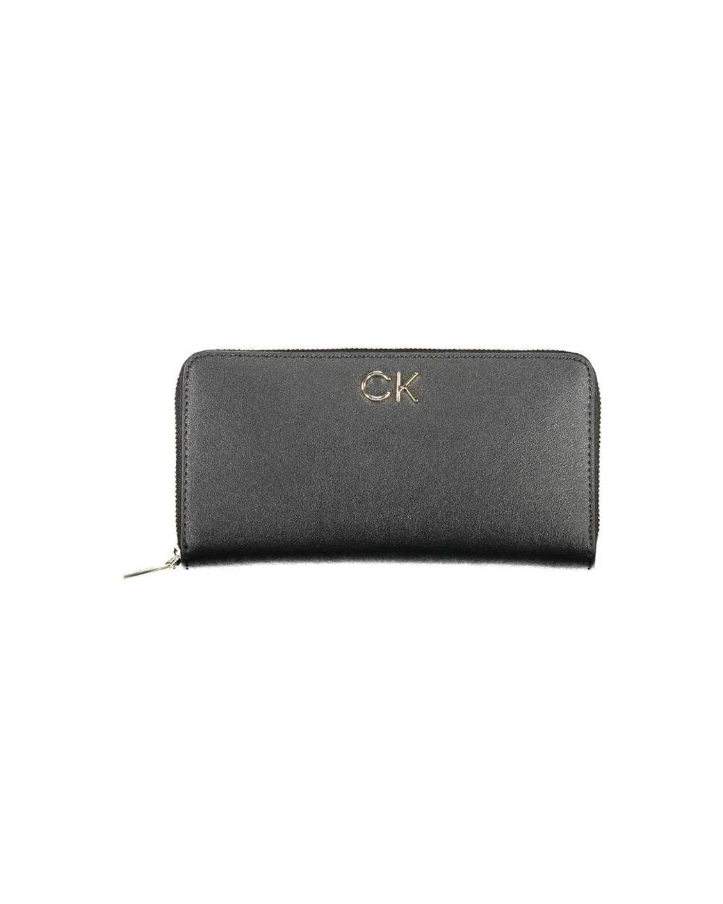 Calvin Klein Gray Polyethylen-Geldbörse
