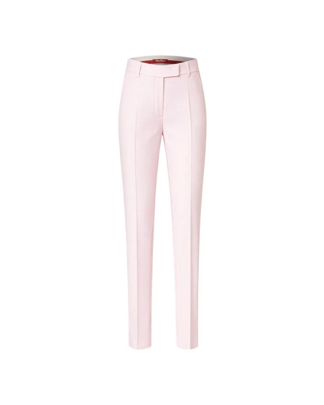 Max Mara Pink Slim-Fit Trousers