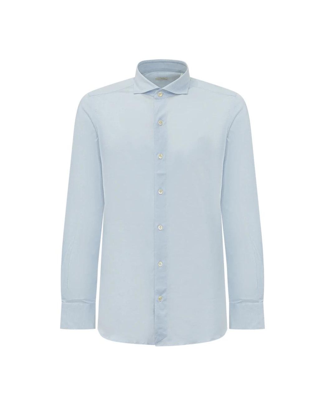 Finamore 1925 Blue Formal Shirts for men