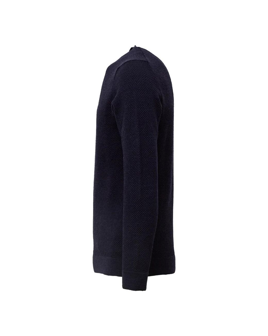 Zanone Blue Round-Neck Knitwear for men