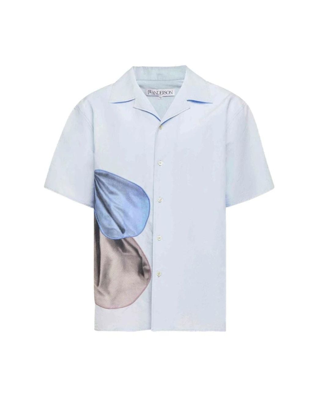J.W. Anderson Blue Short Sleeve Shirts for men