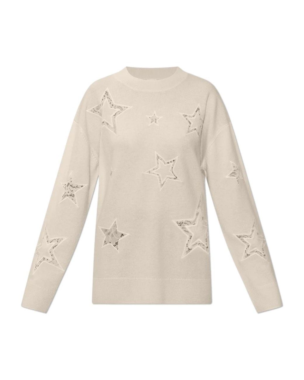 Round-Neck Knitwear LoveShackFancy de color White