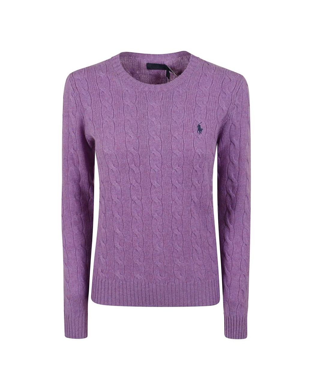 Polo Ralph Lauren Purple Round-Neck Knitwear