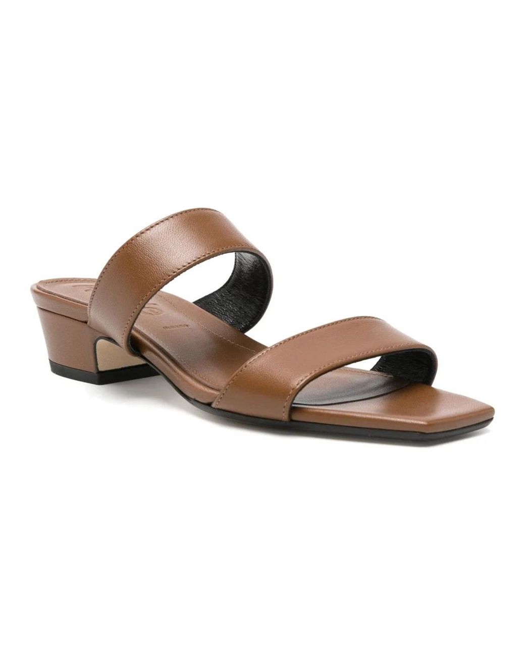 Aeyde Brown Heeled Mules