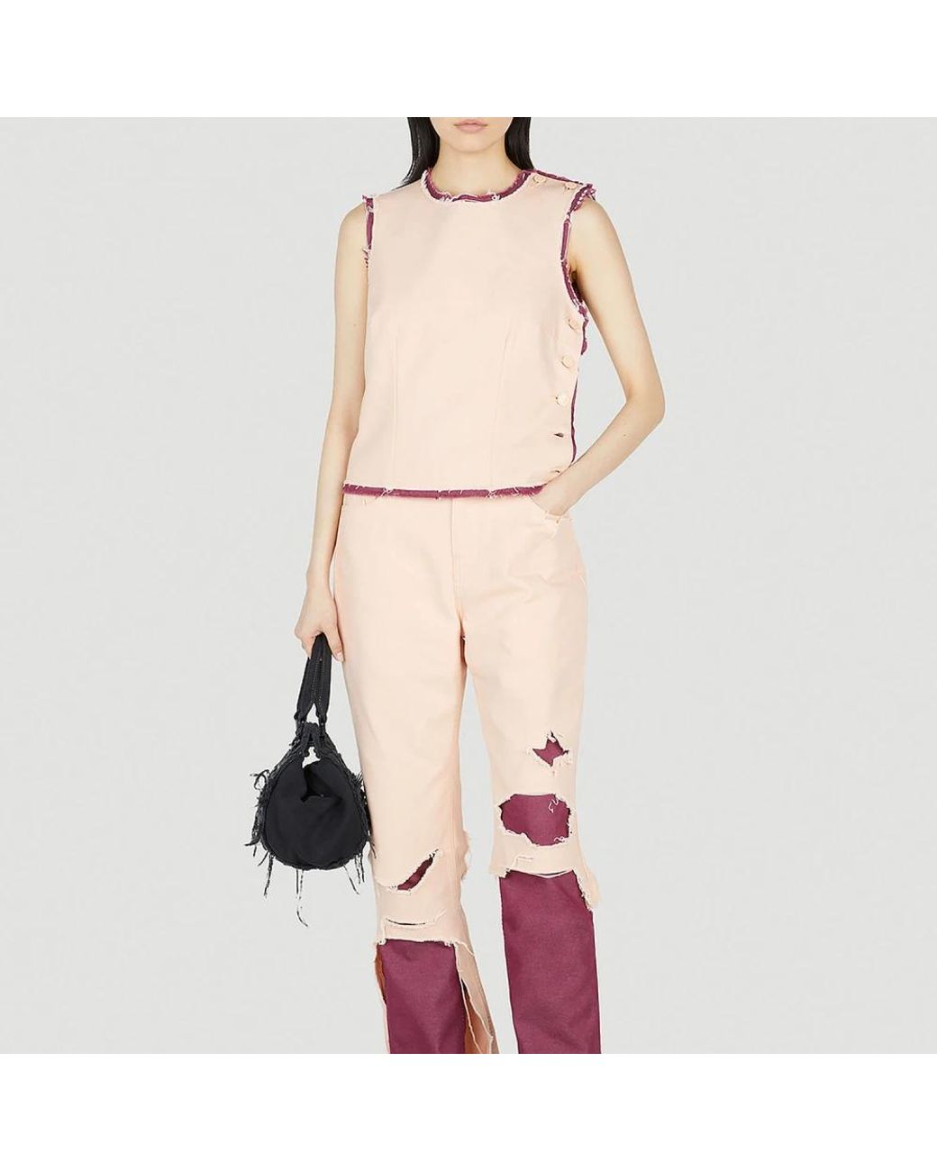 Raf Simons Pink Straight Jeans