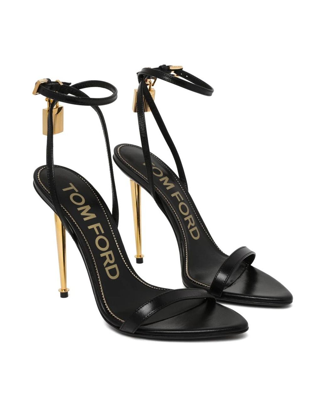 Tom Ford Black High Heel Sandals