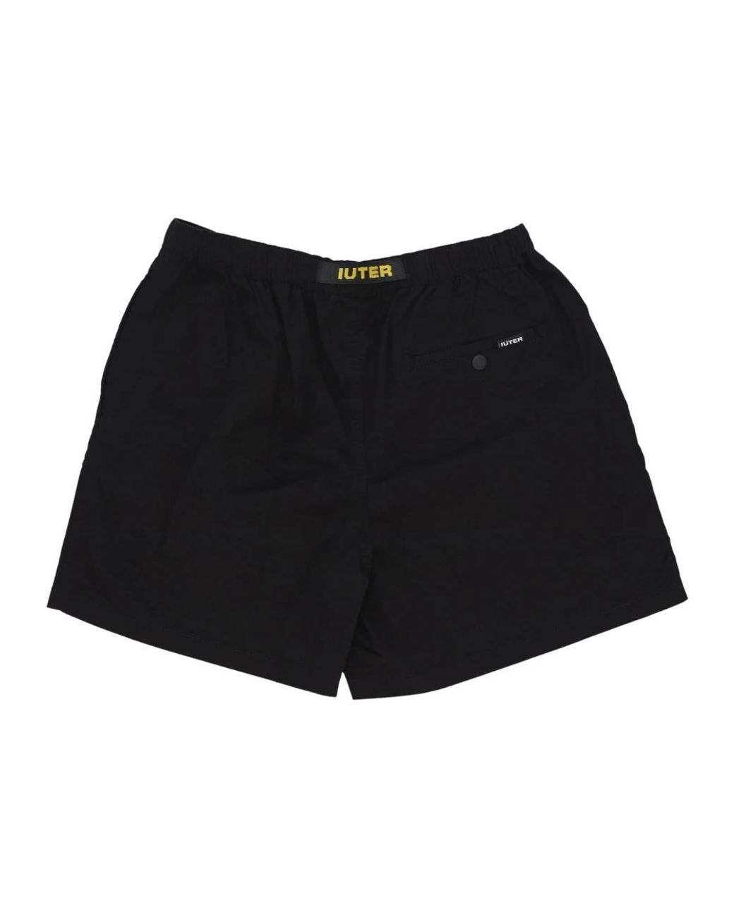 Iuter Black Casual Shorts for men