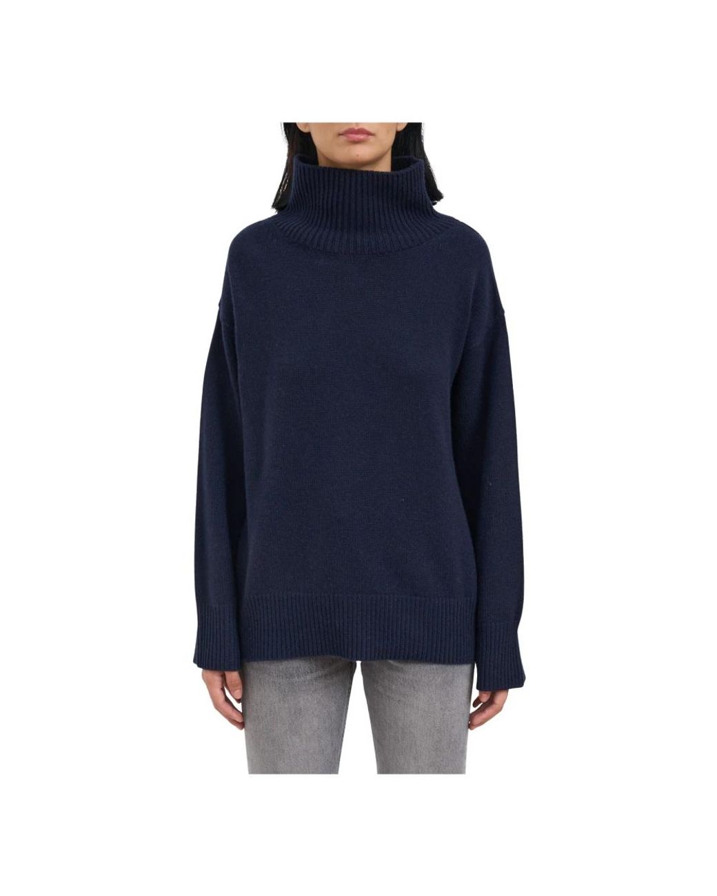 Soft Goat Blue Cashmere Knitwear