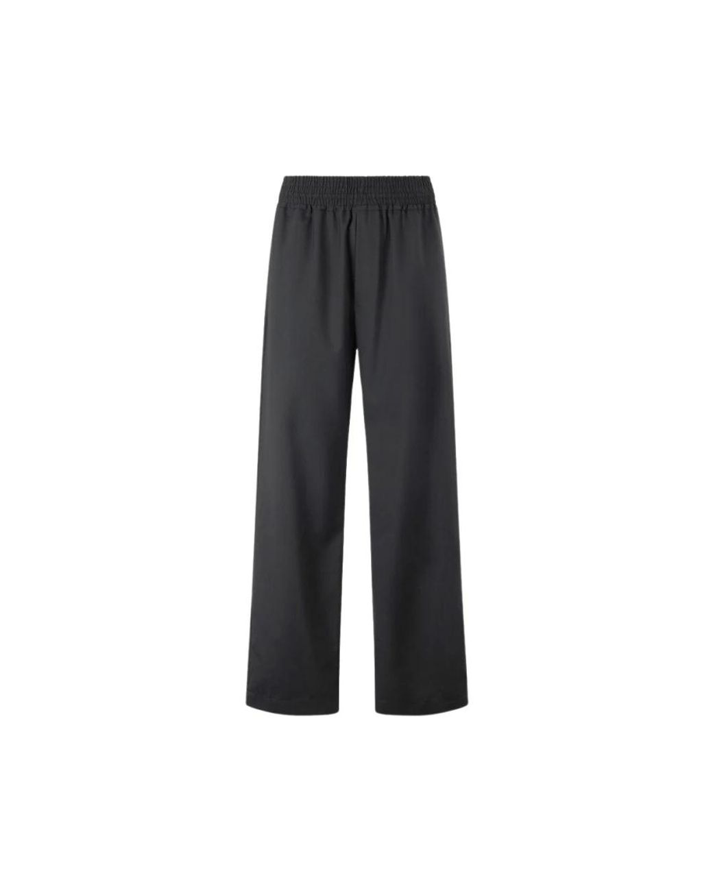 Roberto Cavalli Black Straight Trousers for men