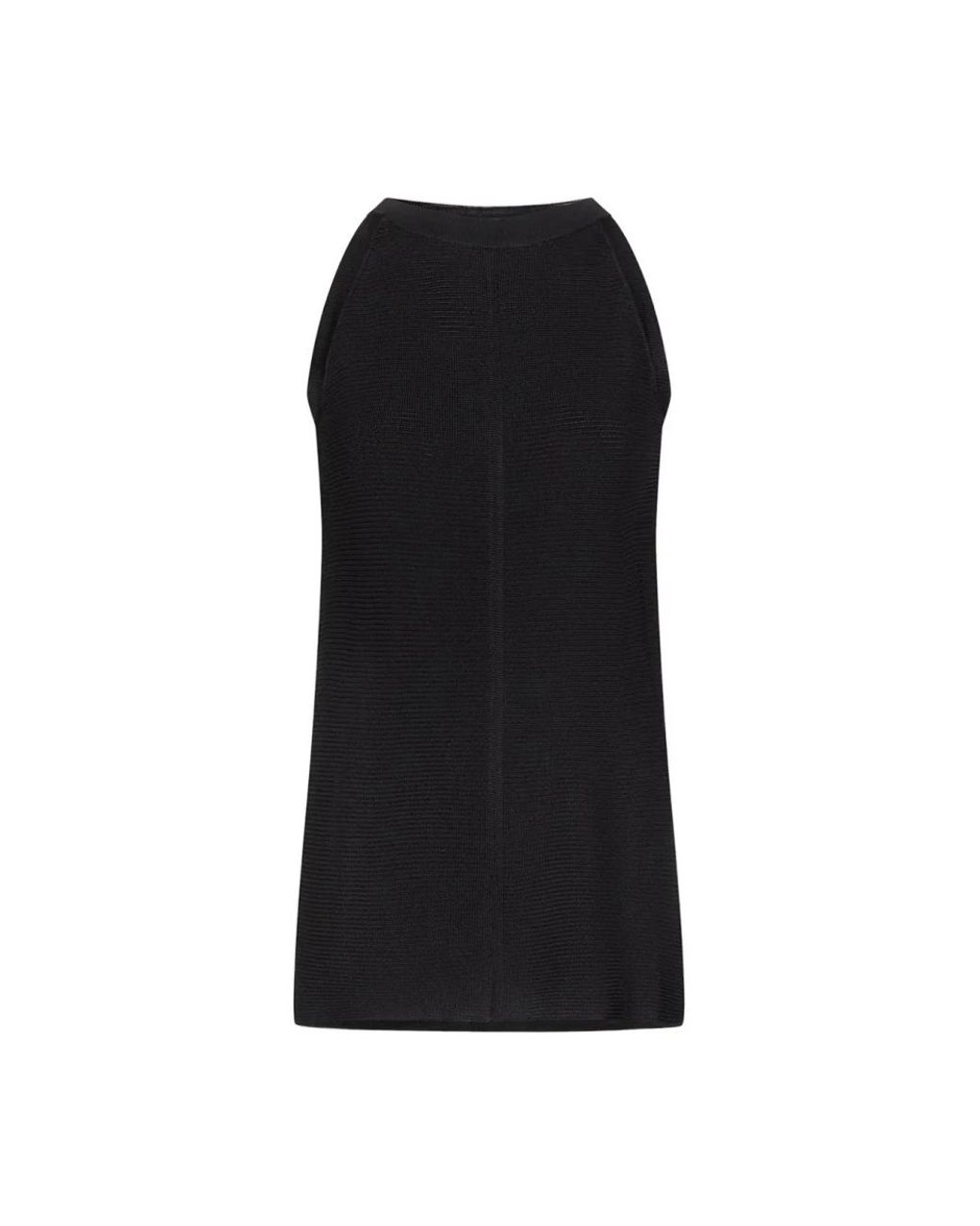 Loulou de Saison Black Sleeveless Tops