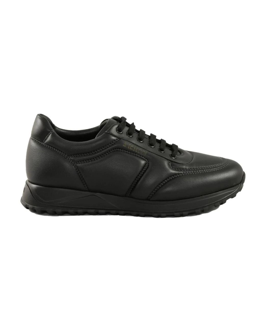 Sneakers Testoni de hombre de color Black