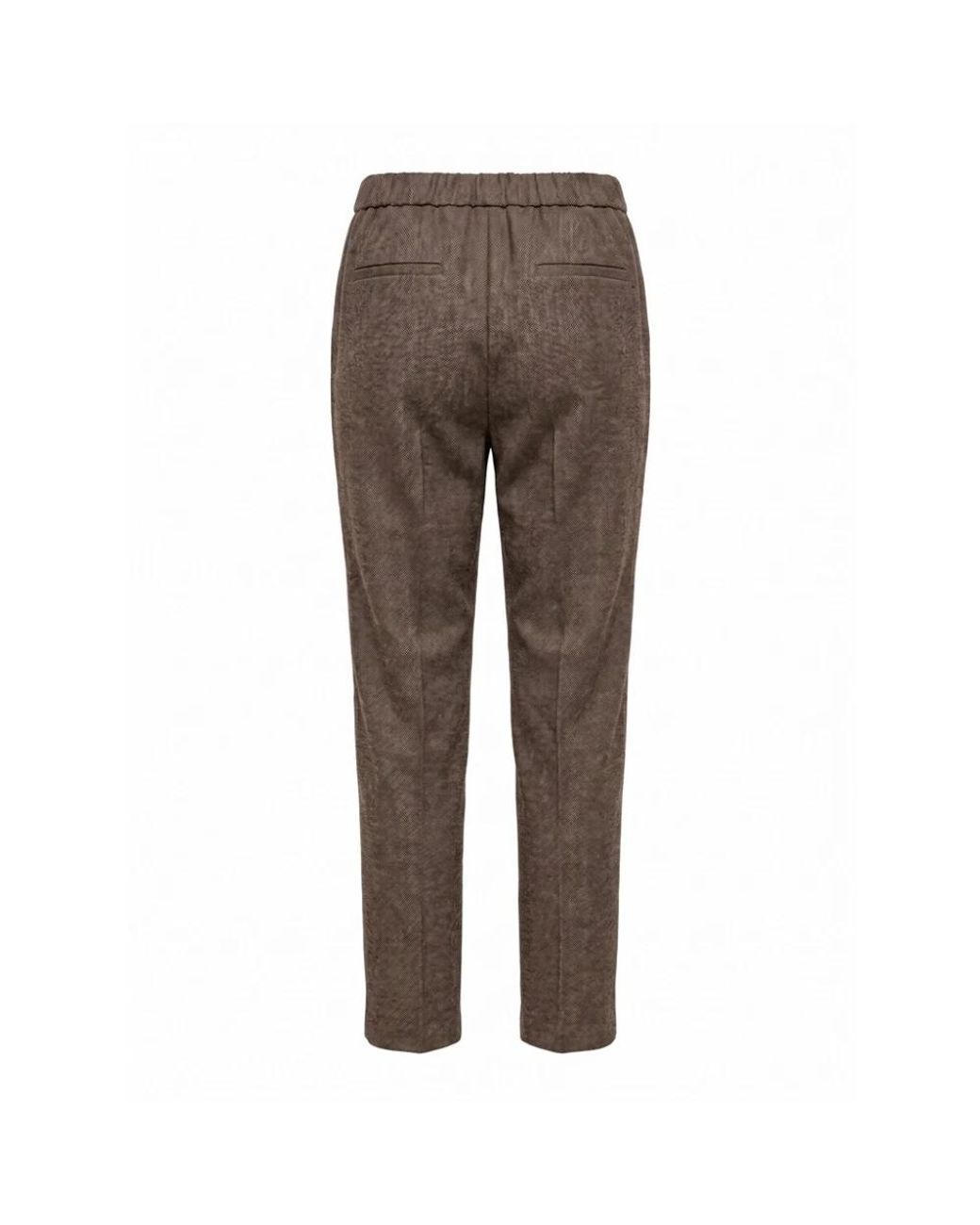 Peserico Brown Tapered Trousers