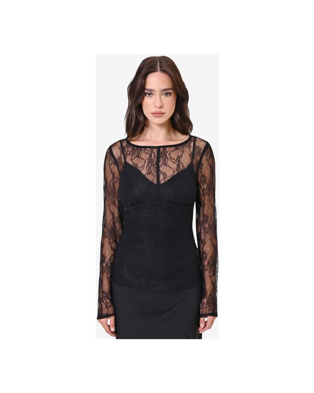 Rinascimento Black Long Sleeve T-Shirts
