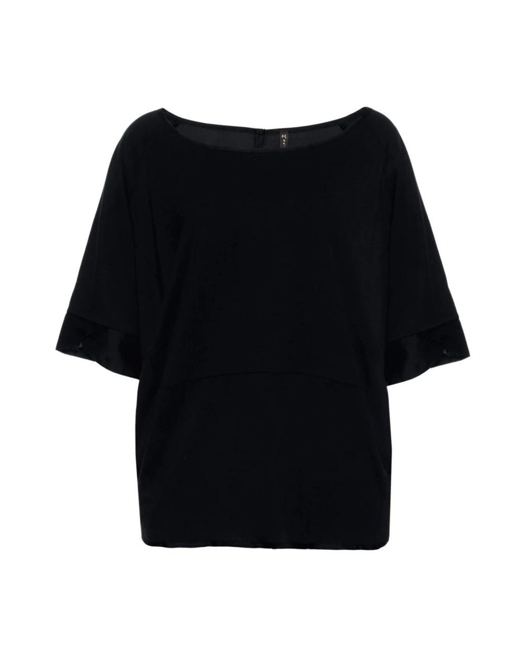 Manila Grace Black Blouses