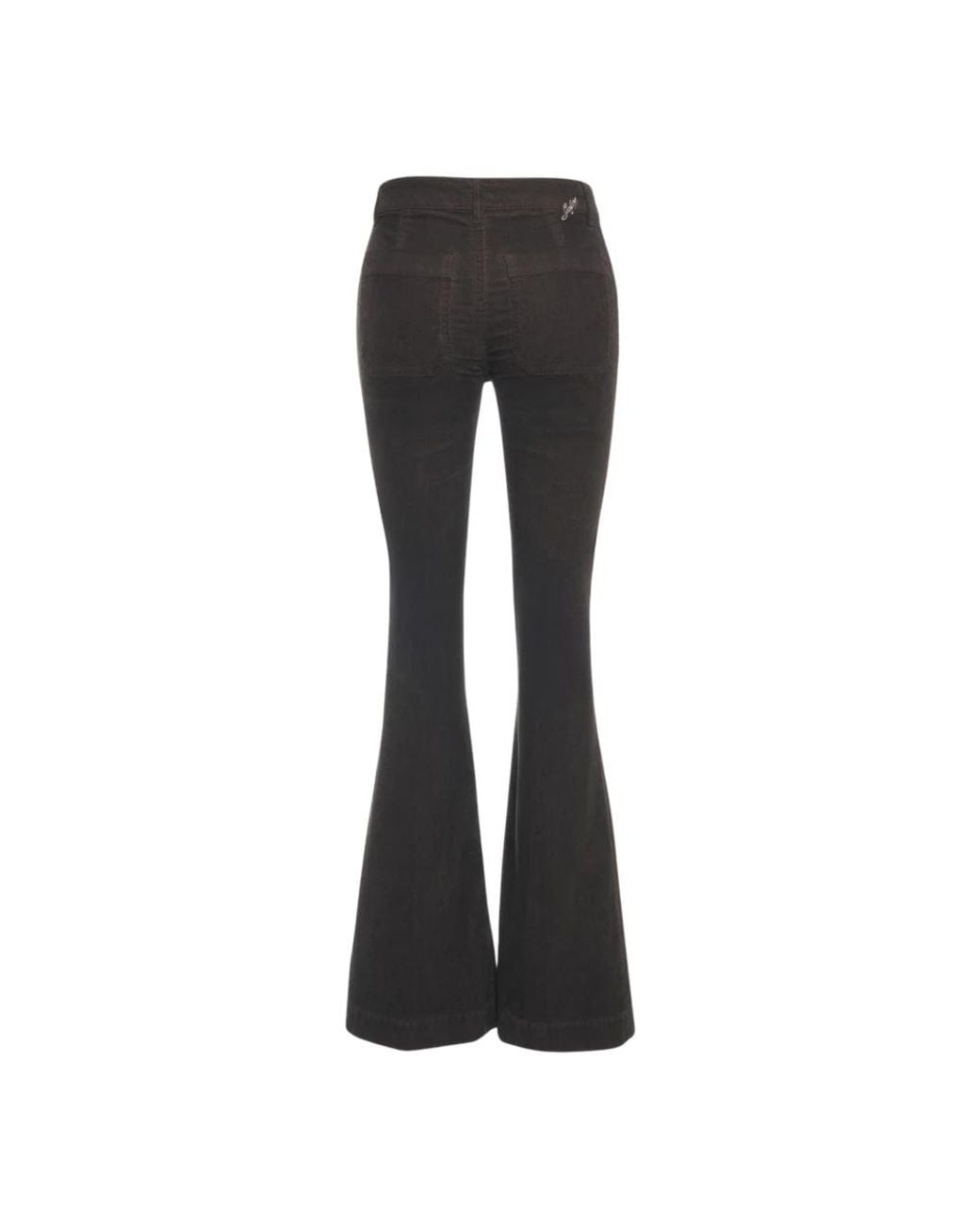 Seafarer Black Flare Jeans