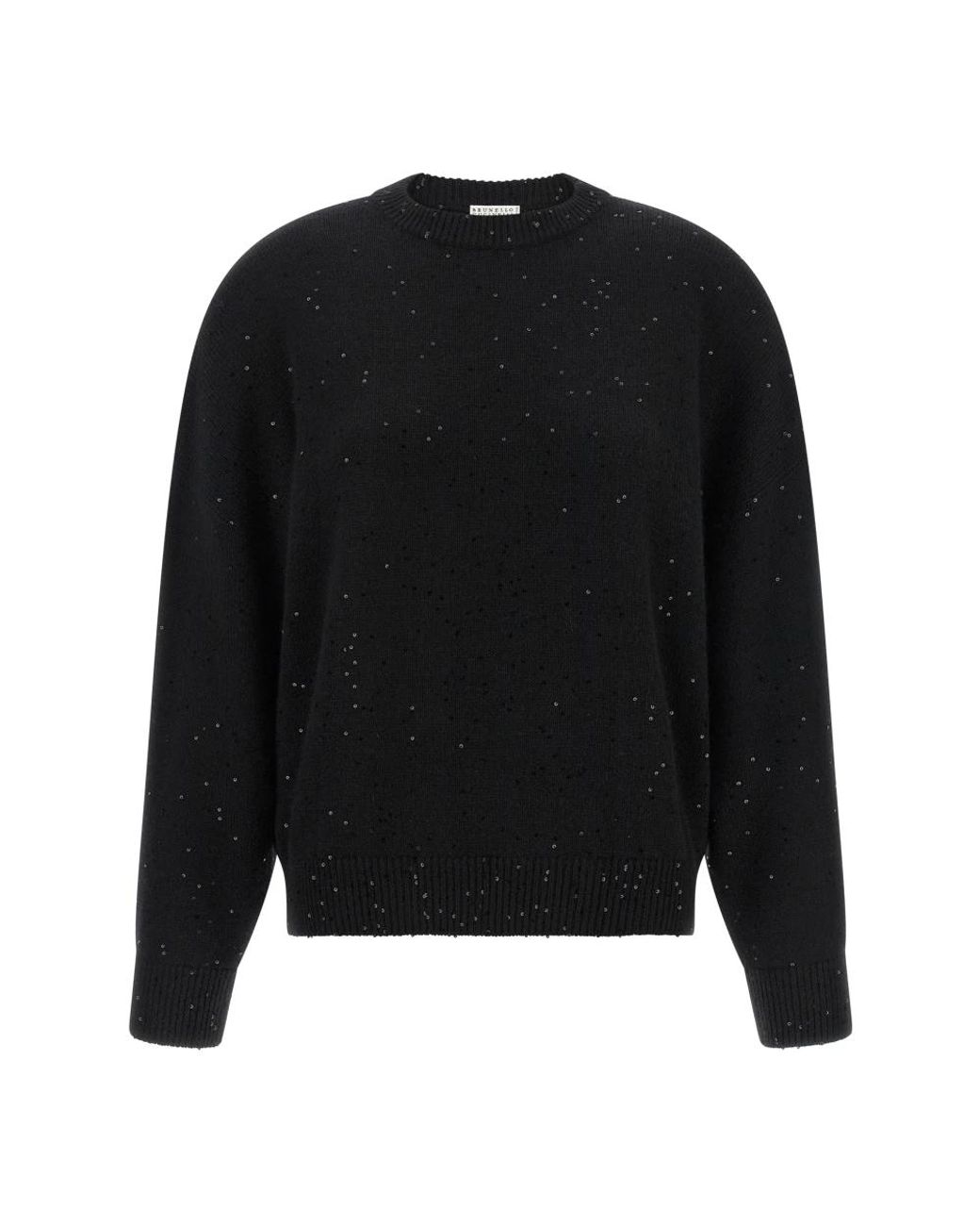 Brunello Cucinelli Black Cashmere Knitwear