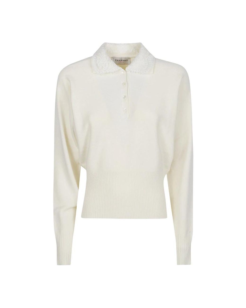 Ermanno Scervino White Polo Shirts
