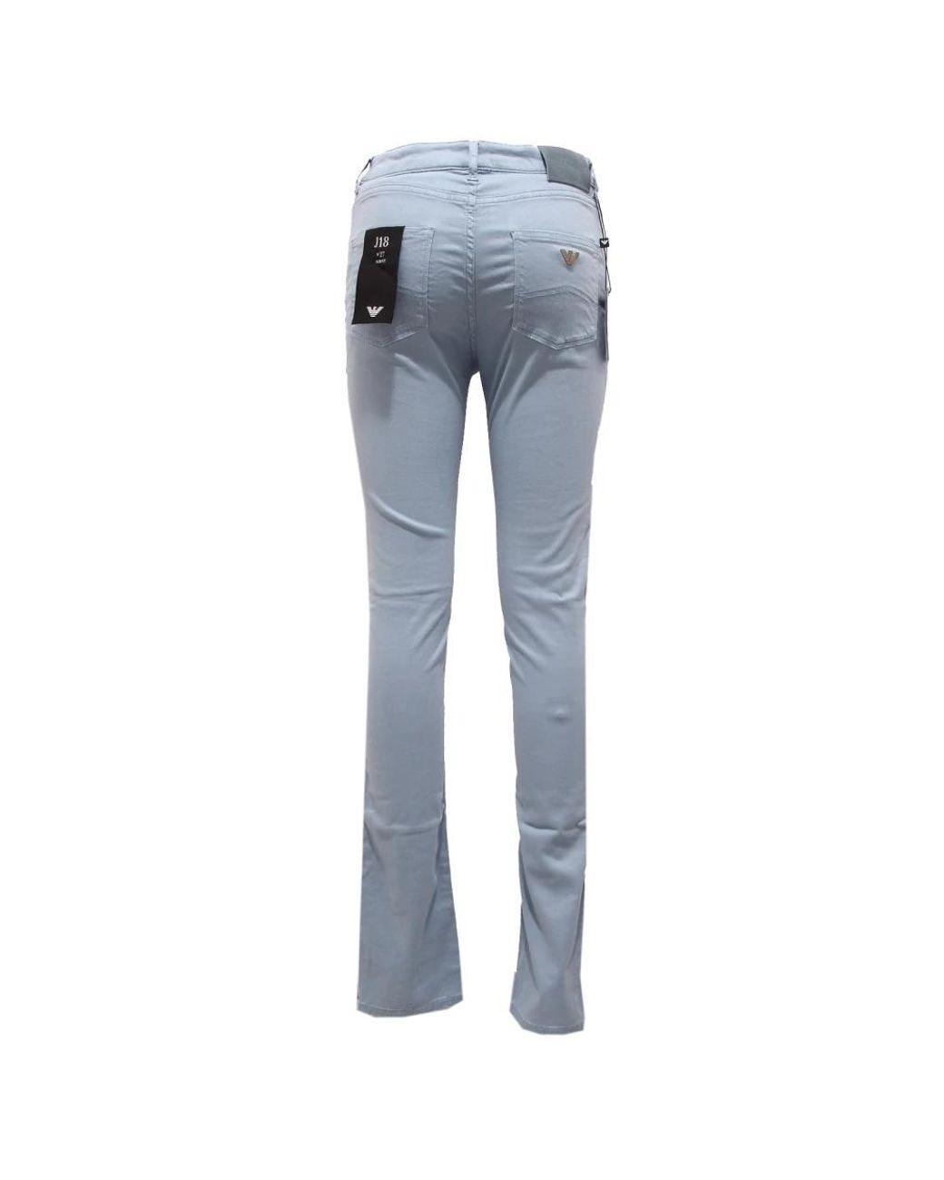 Armani Blue Slim-Fit Trousers