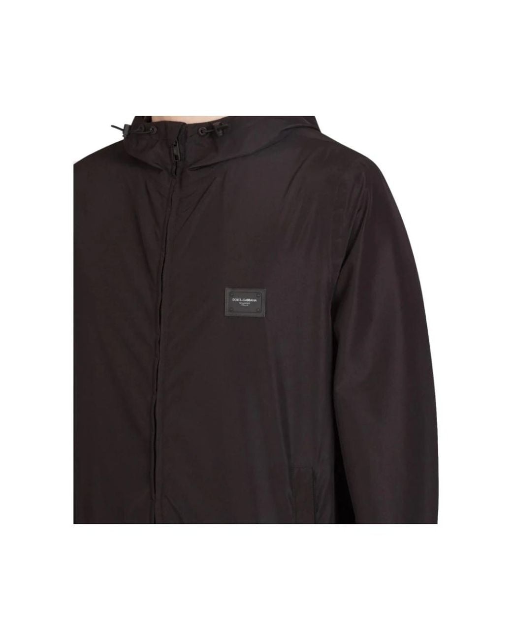 Dolce & Gabbana Black Light Jackets for men