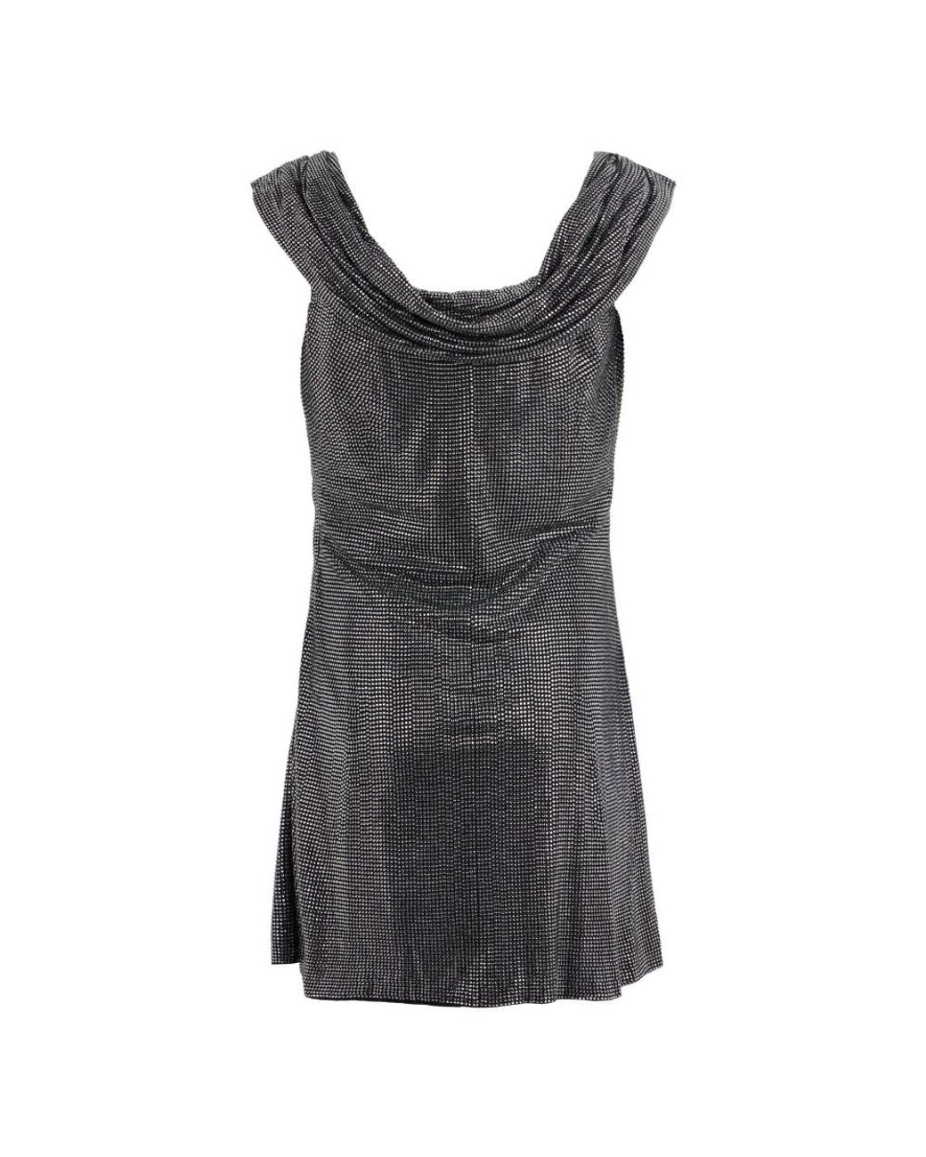GIUSEPPE DI MORABITO Gray Short Dresses