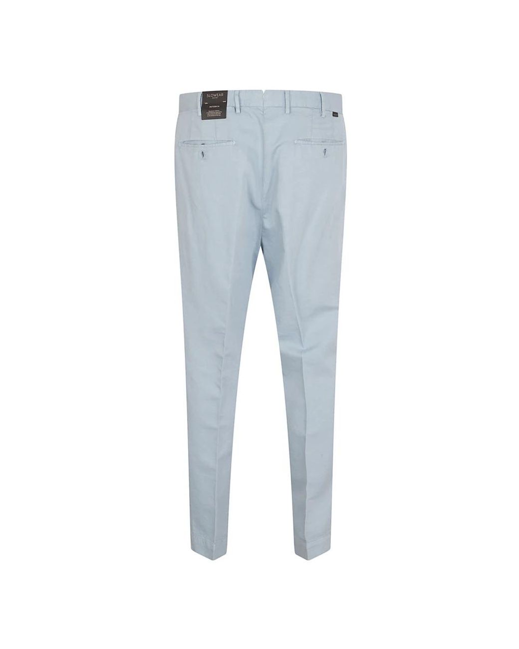 Incotex Blue Suit Trousers for men