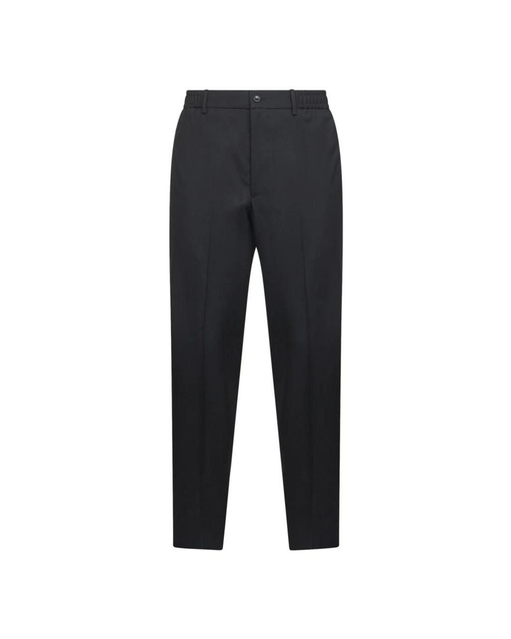 Tagliatore Black Slim-Fit Trousers for men