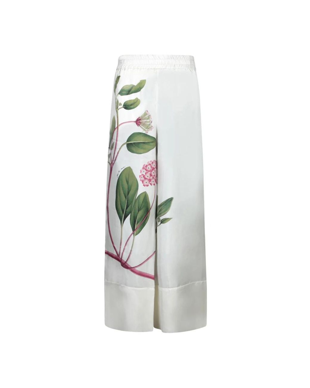 Pierre Louis Mascia White Wide Trousers