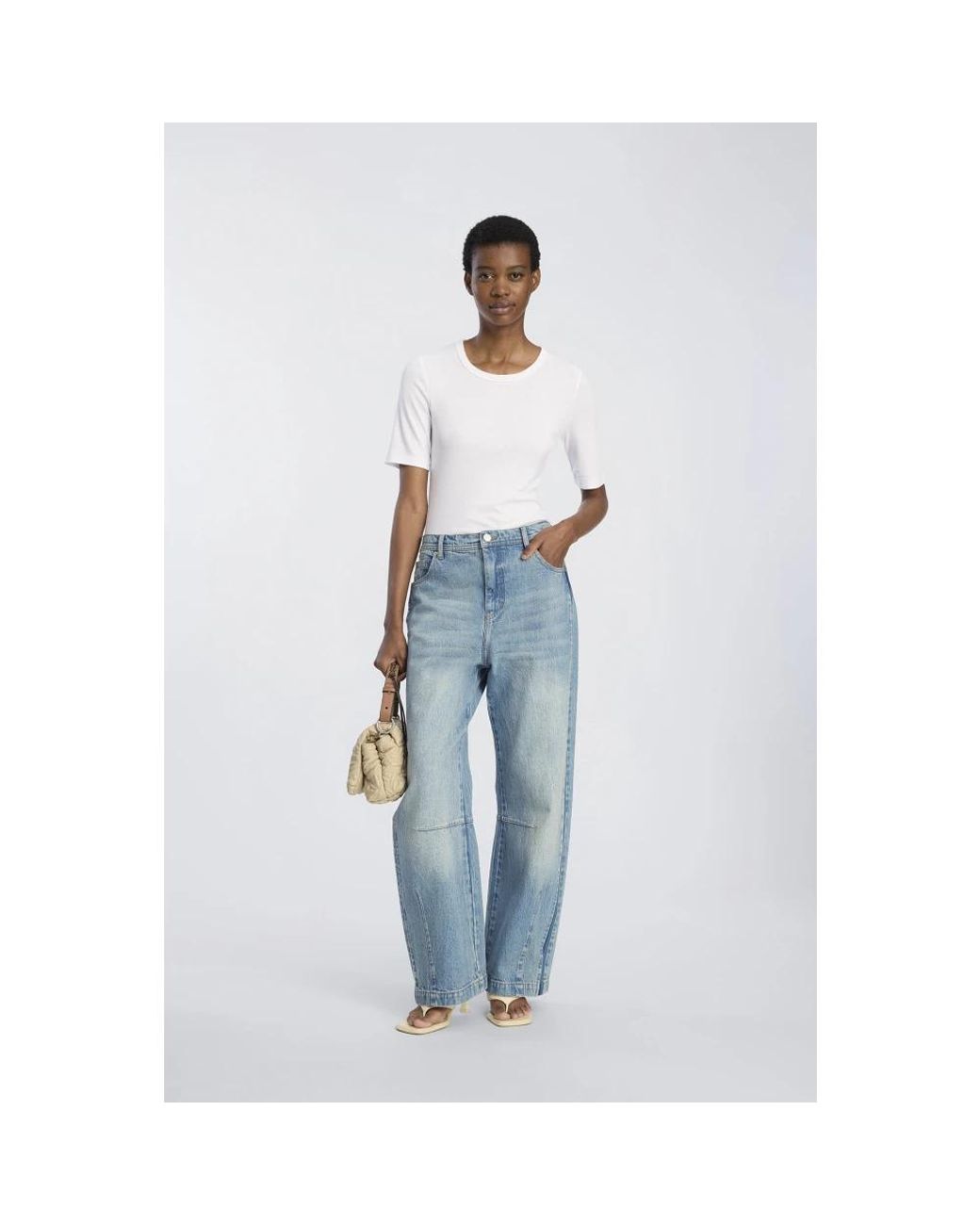 Munthe Blue Loose Fit Jeans