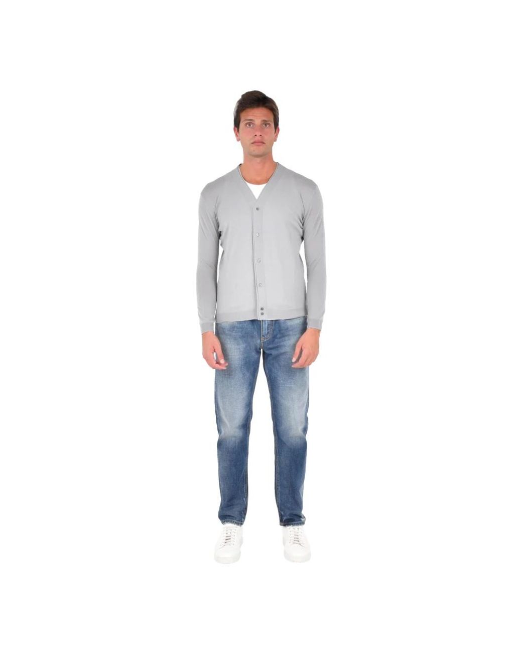Cardigans Low Brand de hombre de color Gray
