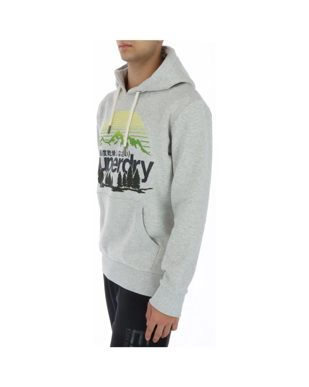 Superdry Gray Hoodies for men
